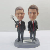 Personalized custom partner bobbleheads