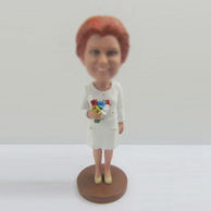 Personalized custom Female bobble heads