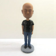 Personalized custom Casual man bobble head dolls