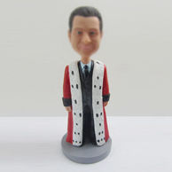 Personalized custom man bobbleheads