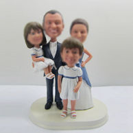 Personalized custom family bobble heads