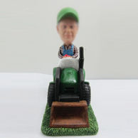 Personalized custom Grandpa bobbleheads  with car