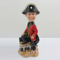 Personalized custom Pirates bobbleheads