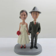 Personalized Personalized custom wedding cake bobblehead