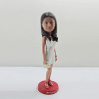 Personalized custom Fashionable girl bobbleheads