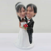 Personalized Personalized custom wedding cake bobble head