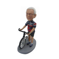 Personalized custom Bike Racer bobbleheads