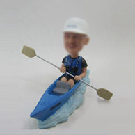 Personalized custom male with boat bobbleheads