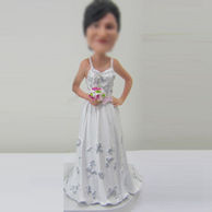 Personalized custom Bride bobble heads