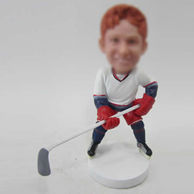 Personalized custom Hockey player bobblehead doll