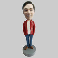 Personalized custom casual bobblehead doll