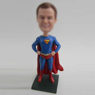 Personalized custom superman bobbleheads