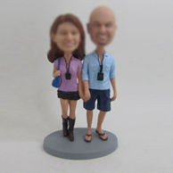 Personalized custom bobblehead of wedding cake