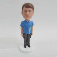 Personalized custom man bobble heads