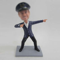 Personalized custom happy police bobbleheads