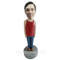 Personalized custom casual bobblehead dolls