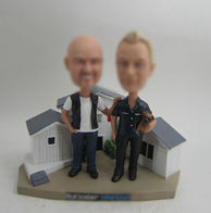 Personalized custom Good Neighbors bobbleheads