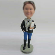 Personalized custom teacher bobble head