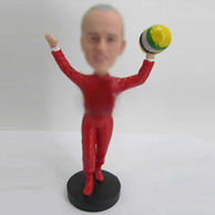 Personalized custom Racer bobble heads