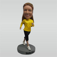 Custom runner bobbleheads