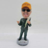 Personalized custom Dad Fishing bobble heads