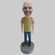 Customized casual bobbleheads
