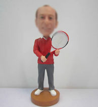 Personalized custom Tennis bobbleheads