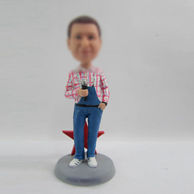 Personalized custom Singer bobbleheads