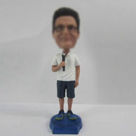 Personalized custom Singer bobble heads