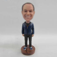 Personalized custom Basketball coach bobble heads