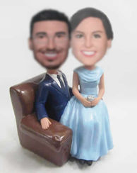 Personalized custom wedding bobbleheads