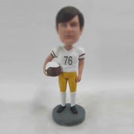 Personalized custom Rugby bobble head