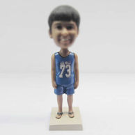 Personalized custom basketball boy bobbleheads