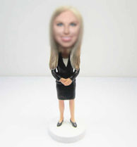 Personalized custom work female bobbleheads