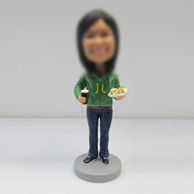 Personalized custom hold Salad bobbleheads