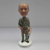 Personalized custom Hunters and pheasant bobbleheads