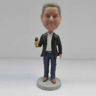 Personalized custom work man bobblehead dolls