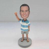 Personalized custom cute boy bobblehead dolls