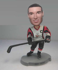 Personalized custom Hockey player bobblehead