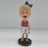 Personalized custom cute dress bobbleheads