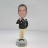 Personalized custom man in Sweaters bobbleheads