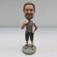 Personalized custom hold Cocktail bobbleheads