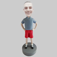 Customized casual bobble heads