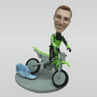 Personalized custom Bike Racer bobbleheads