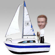 Personalized custom Private yacht bobbleheads