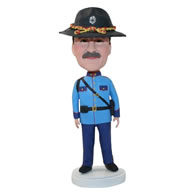 Custom gift for father policeman bobblehead