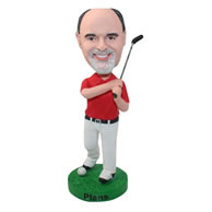 Custom father's day gift golf man bobbleheads