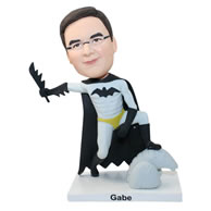 Custom batman with a knife in hand bobbleheads