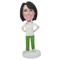 Personalized custom nurse bobbleheads