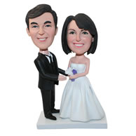 Personalized custom bobbleheads for wedding